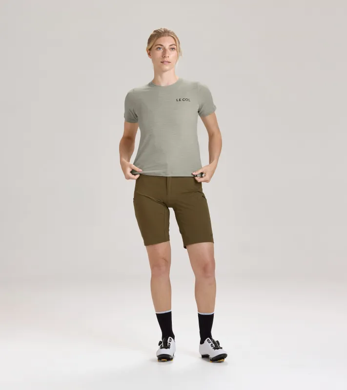 Womens ARC Merino T-Shirt sold by Le Col