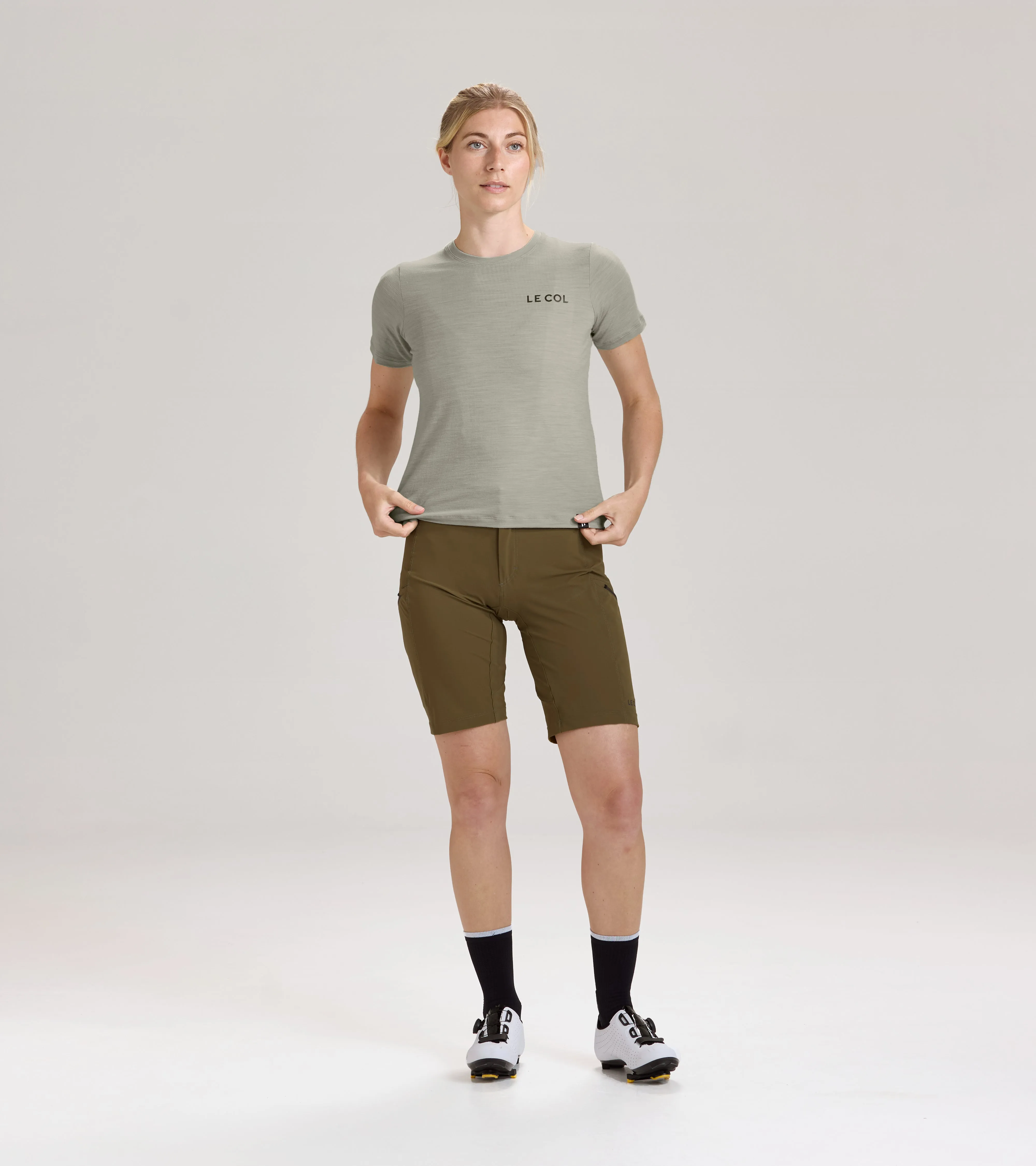 Womens ARC Merino T-Shirt sold by Le Col