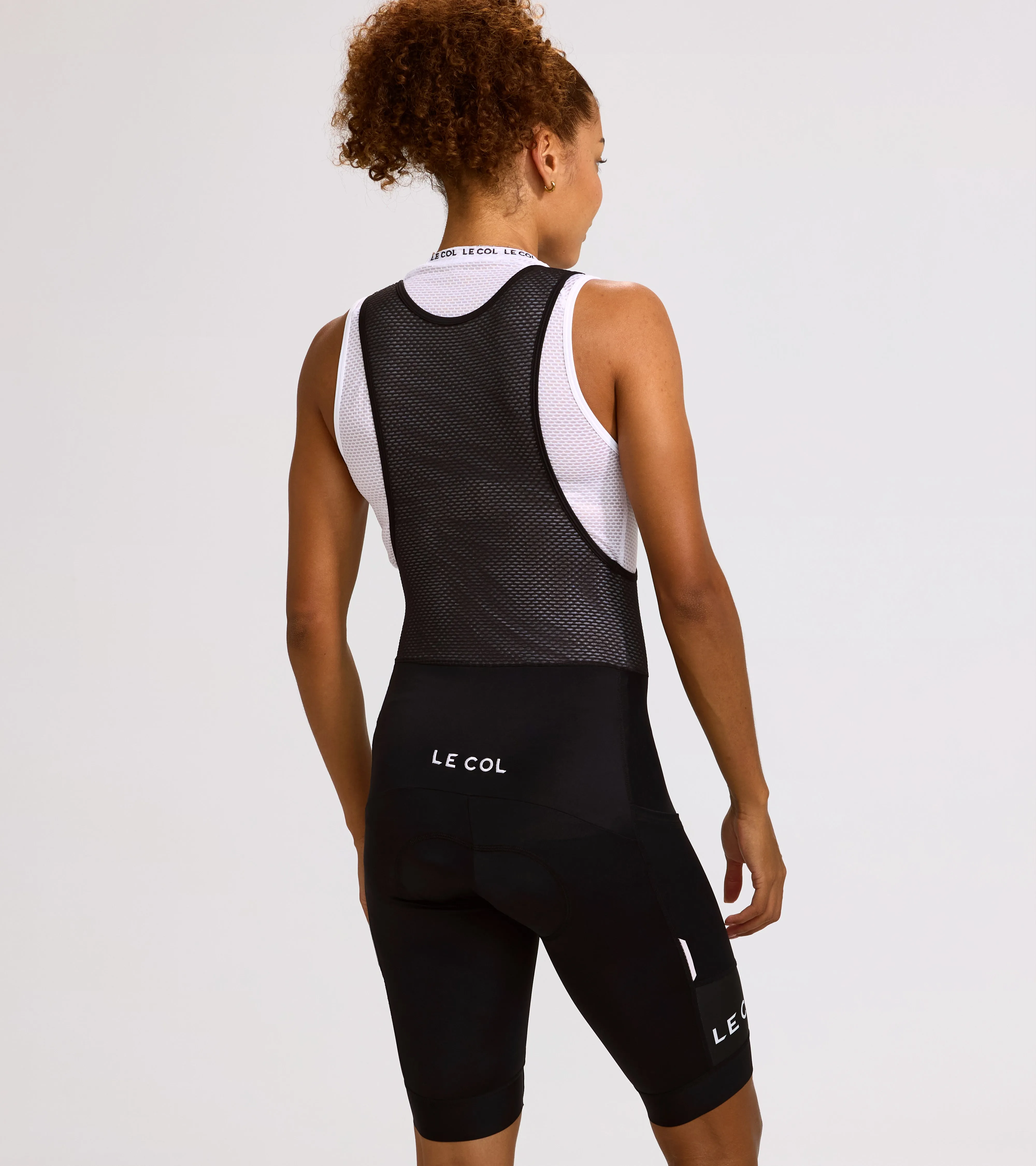 Womens Sport Cargo Bib Shorts sold by Le Col product image thumbnail 4