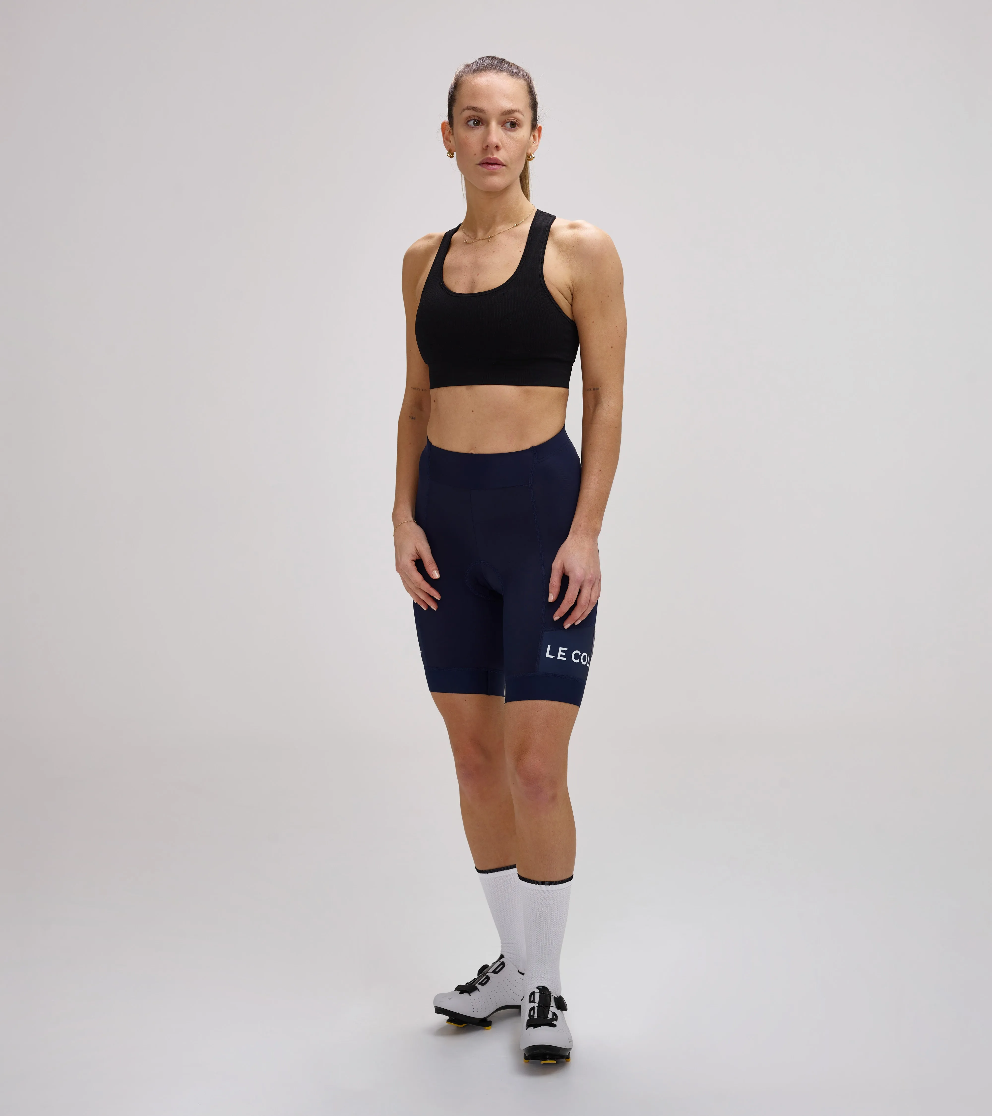 Womens Sport Waist Shorts-Short Length sold by Le Col