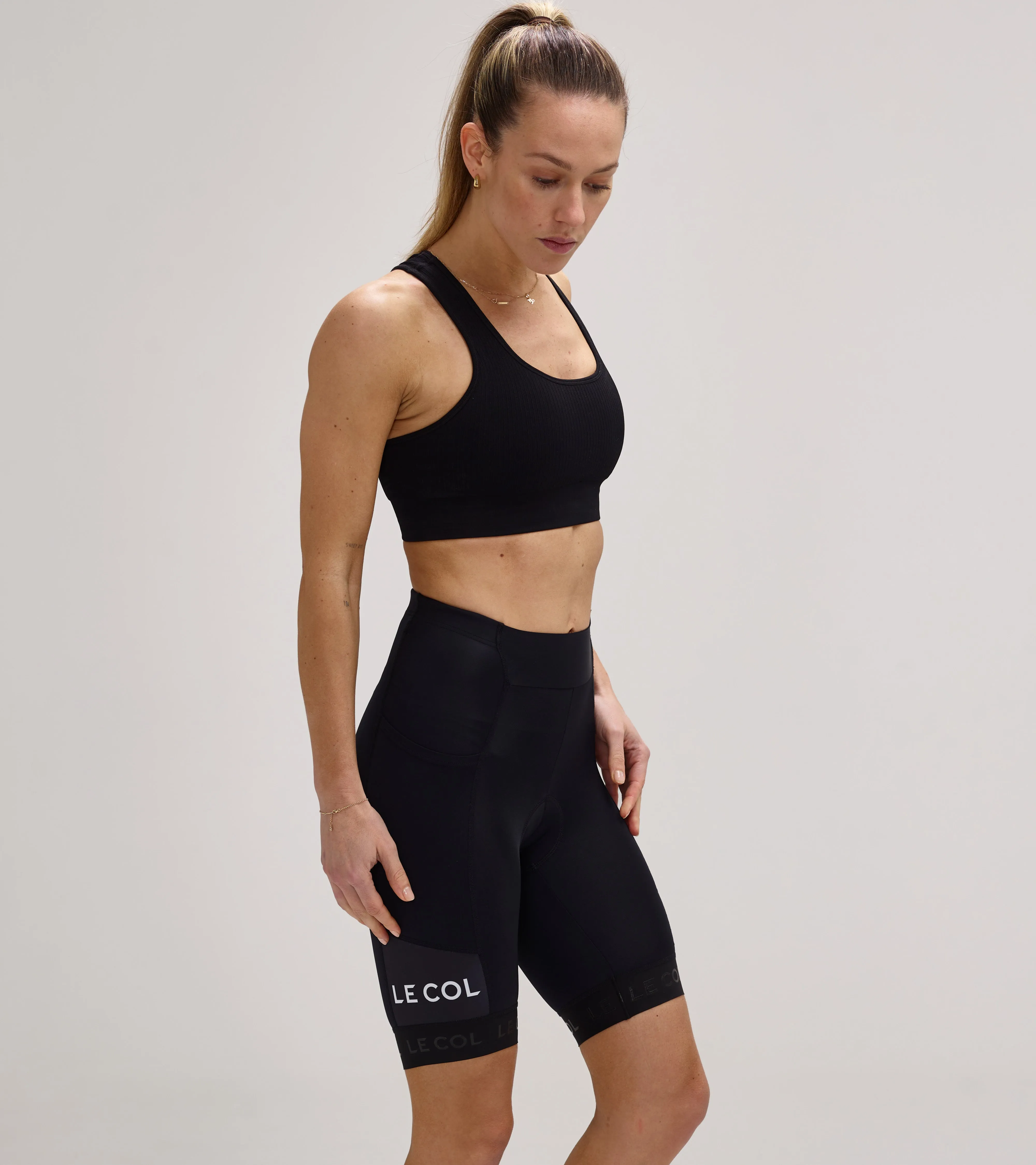 Womens Sport Cargo Waist Shorts sold by Le Col product image thumbnail 2