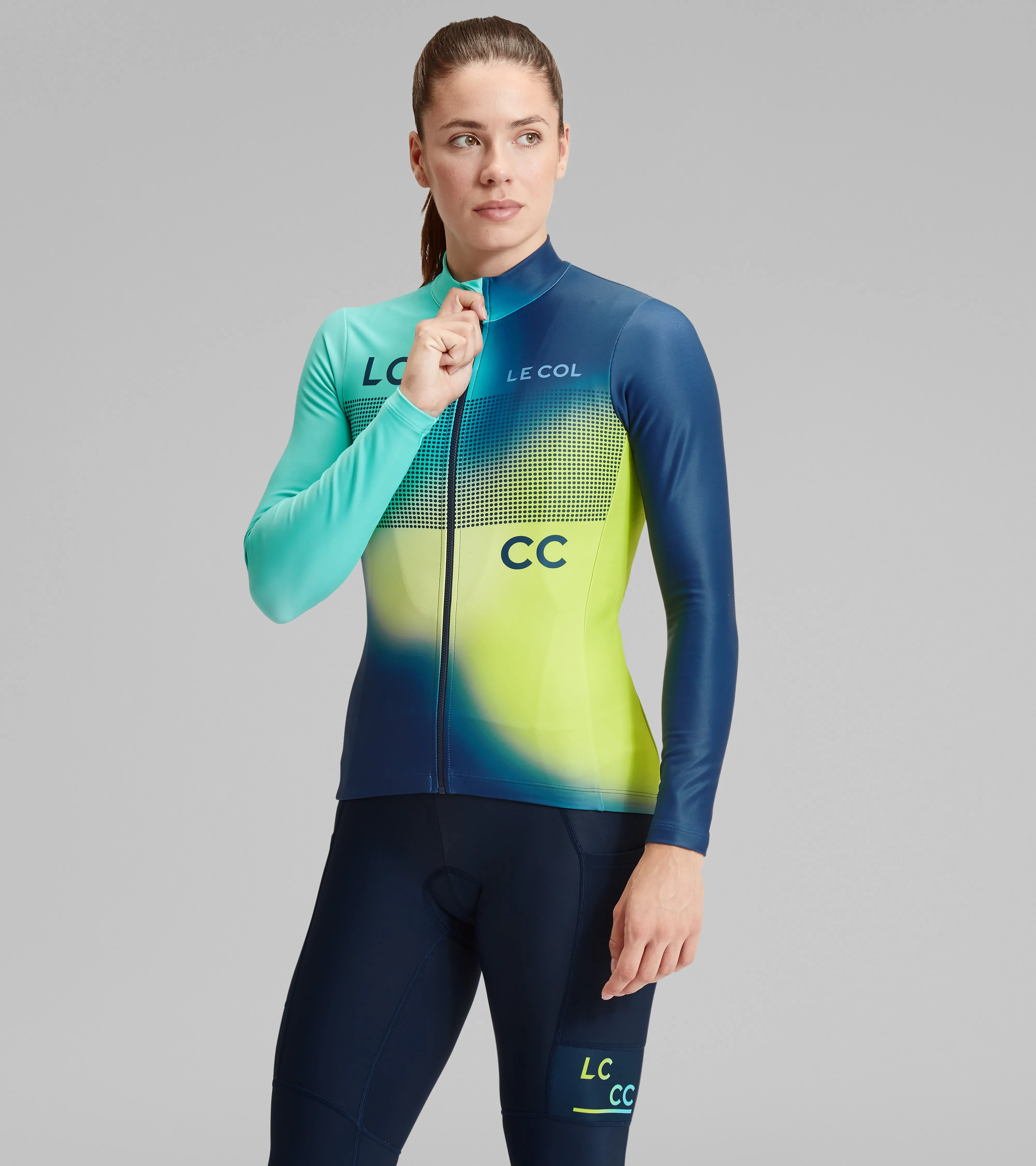LC__CC Womens Pro Aqua Zero Jersey sold by Le Col product image thumbnail 2