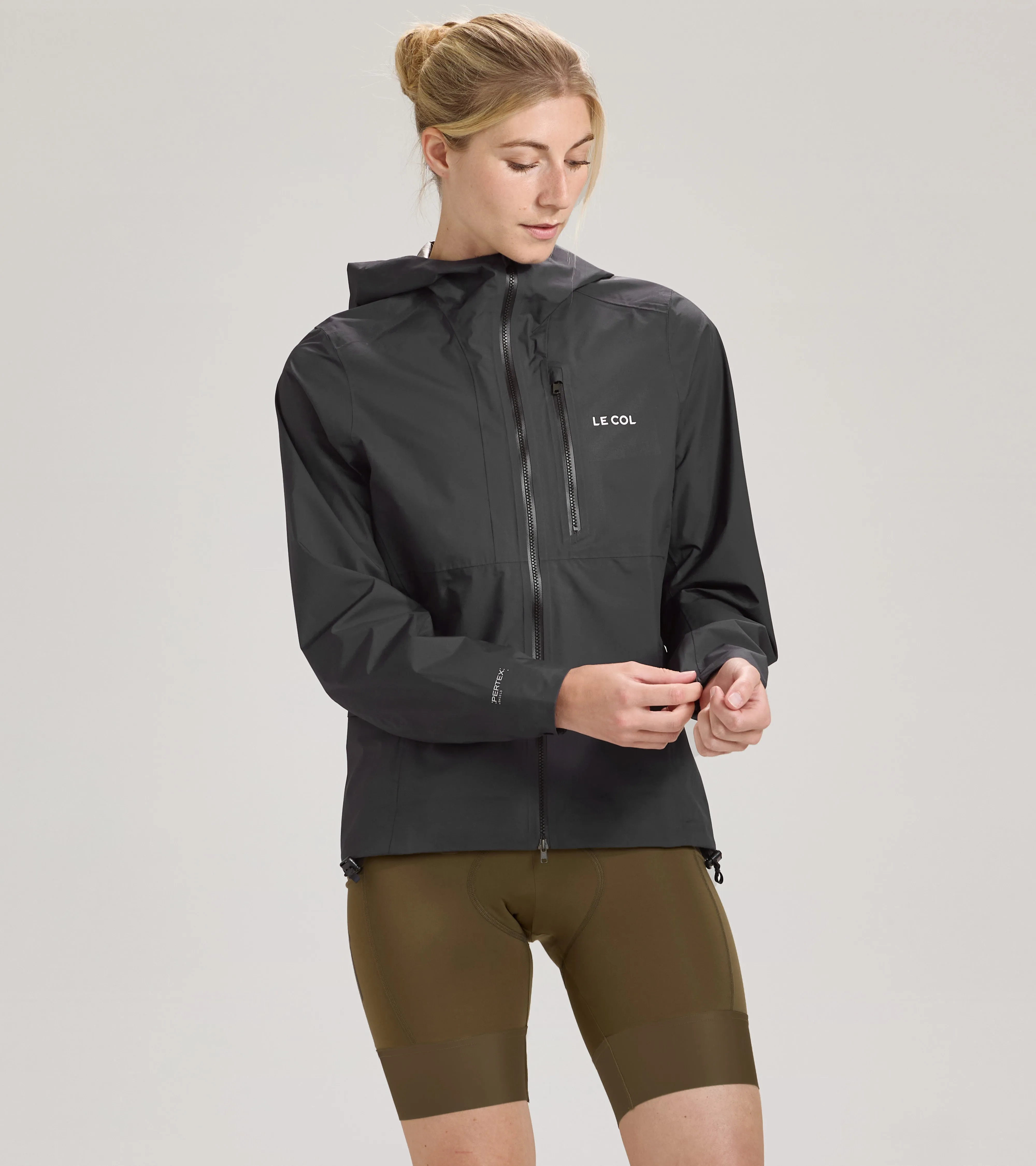 Womens ARC Lightweight Rain Jacket sold by Le Col product image thumbnail 2