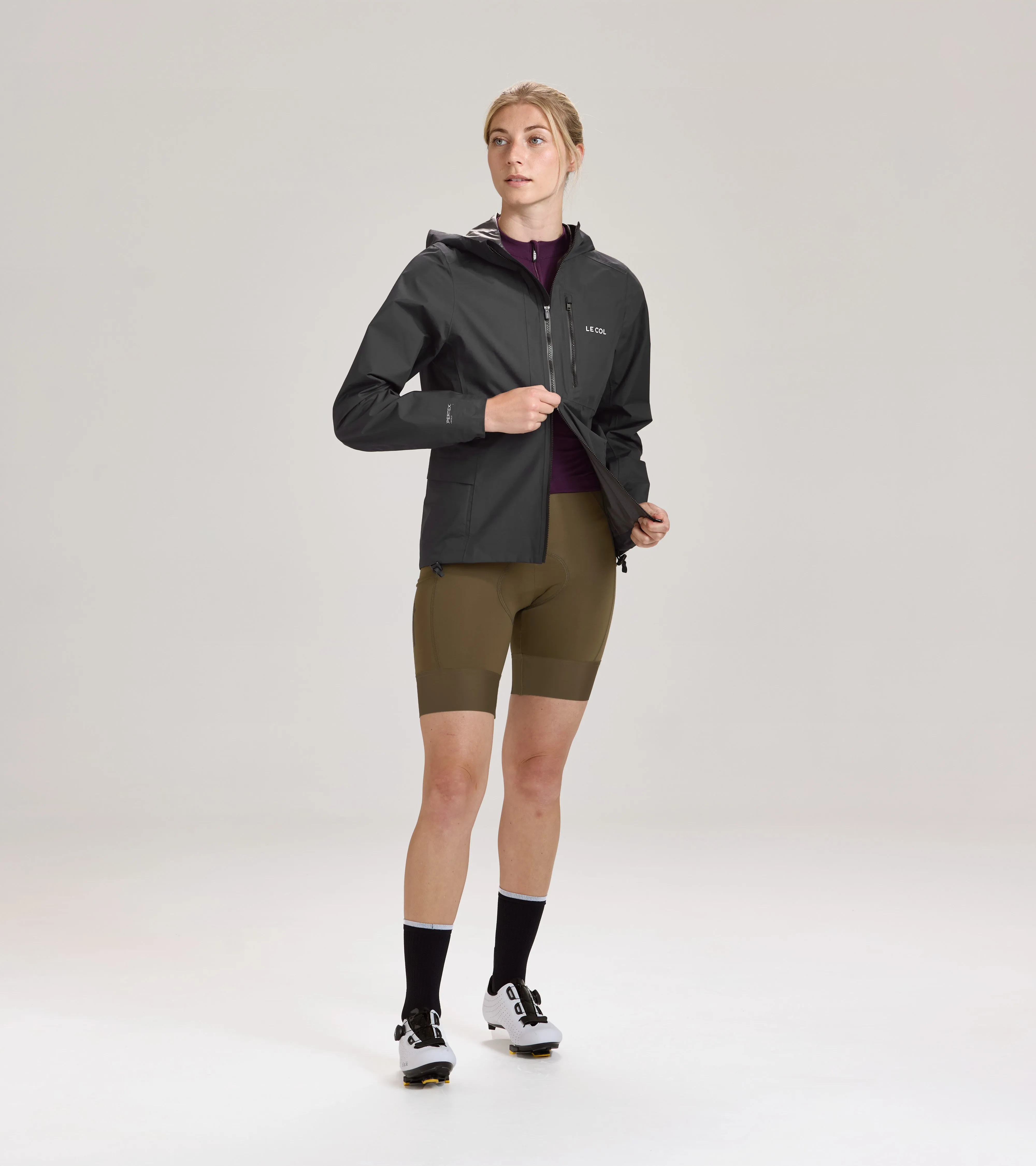 Womens ARC Lightweight Rain Jacket sold by Le Col product image thumbnail 3