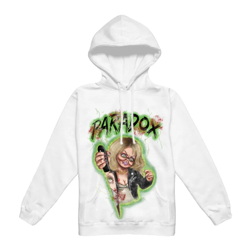 HALLOWEEN EXCLUSIVE PULL-OVER HOODIE "TIFFANY" (WHITE) sold by Paradox Lab