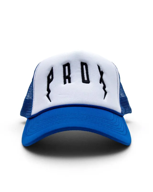 PRDX Trucker Hat (Royal Blue/White/Black) sold by Paradox Lab