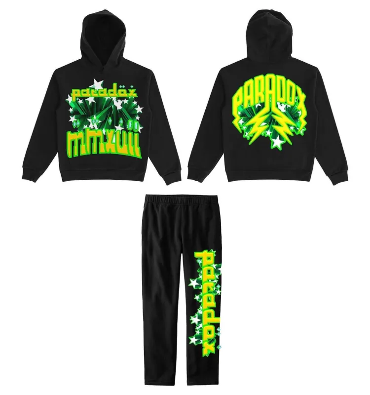 “Shooting Stars” Diamond Sweatsuit sold by Paradox Lab