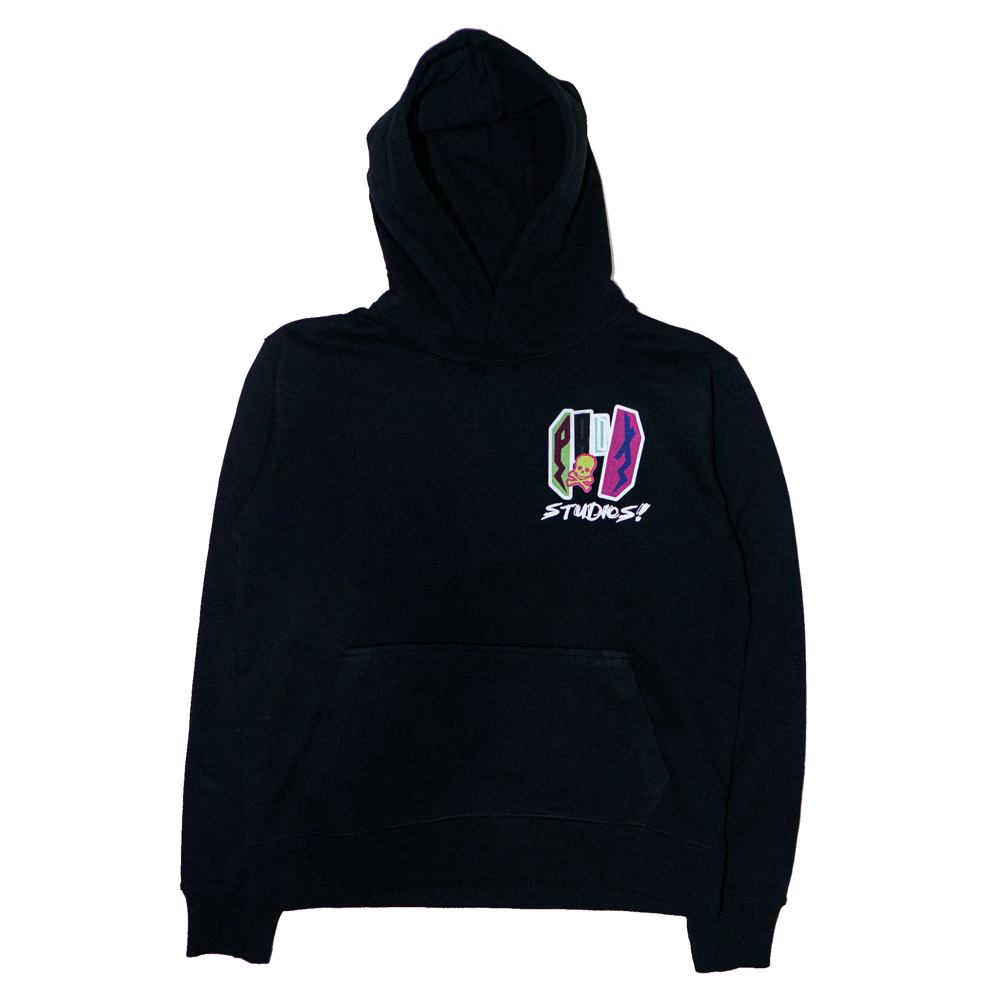 "RANSOM NOTE" Lightning Arc Logo Pull-Over Hoodie (BLACK) sold by Paradox Lab product image thumbnail 2