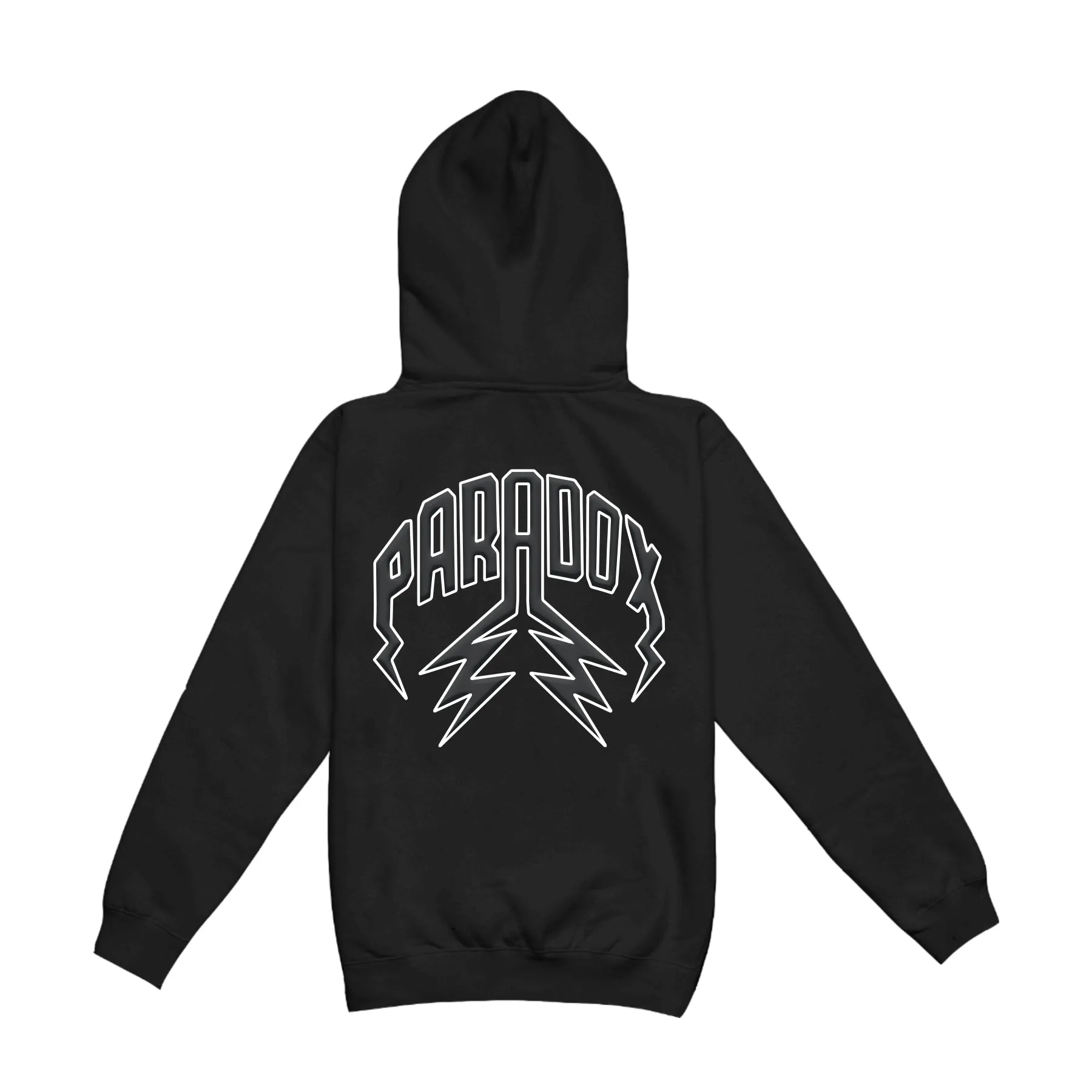 “ARABIC” LIGHTNING ARC LOGO PULL-OVER HOODIE (BLACK) sold by Paradox Lab product image thumbnail 2