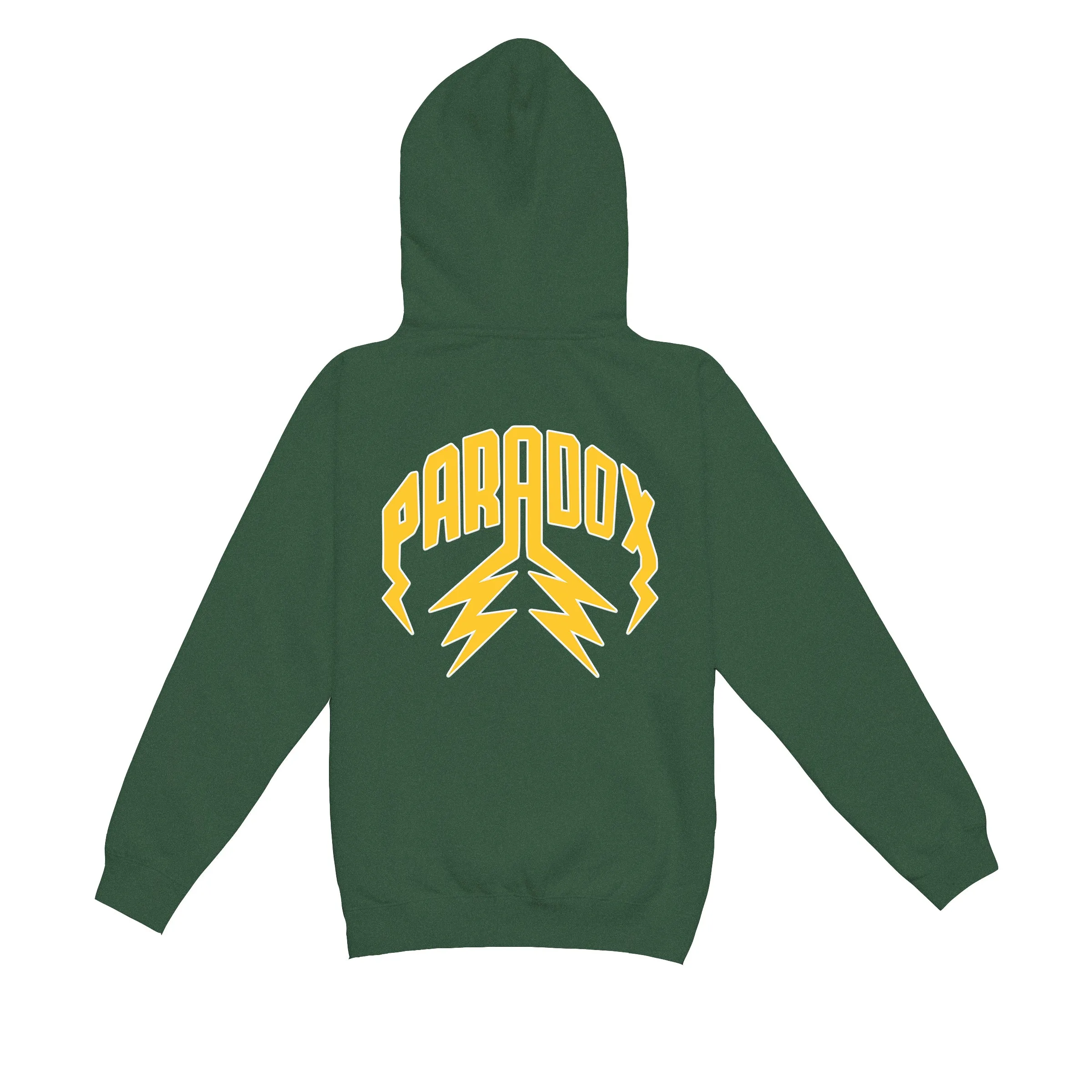 "BRAZIL" LIGHTNING ARC LOGO HOODIE (GREEN) sold by Paradox Lab