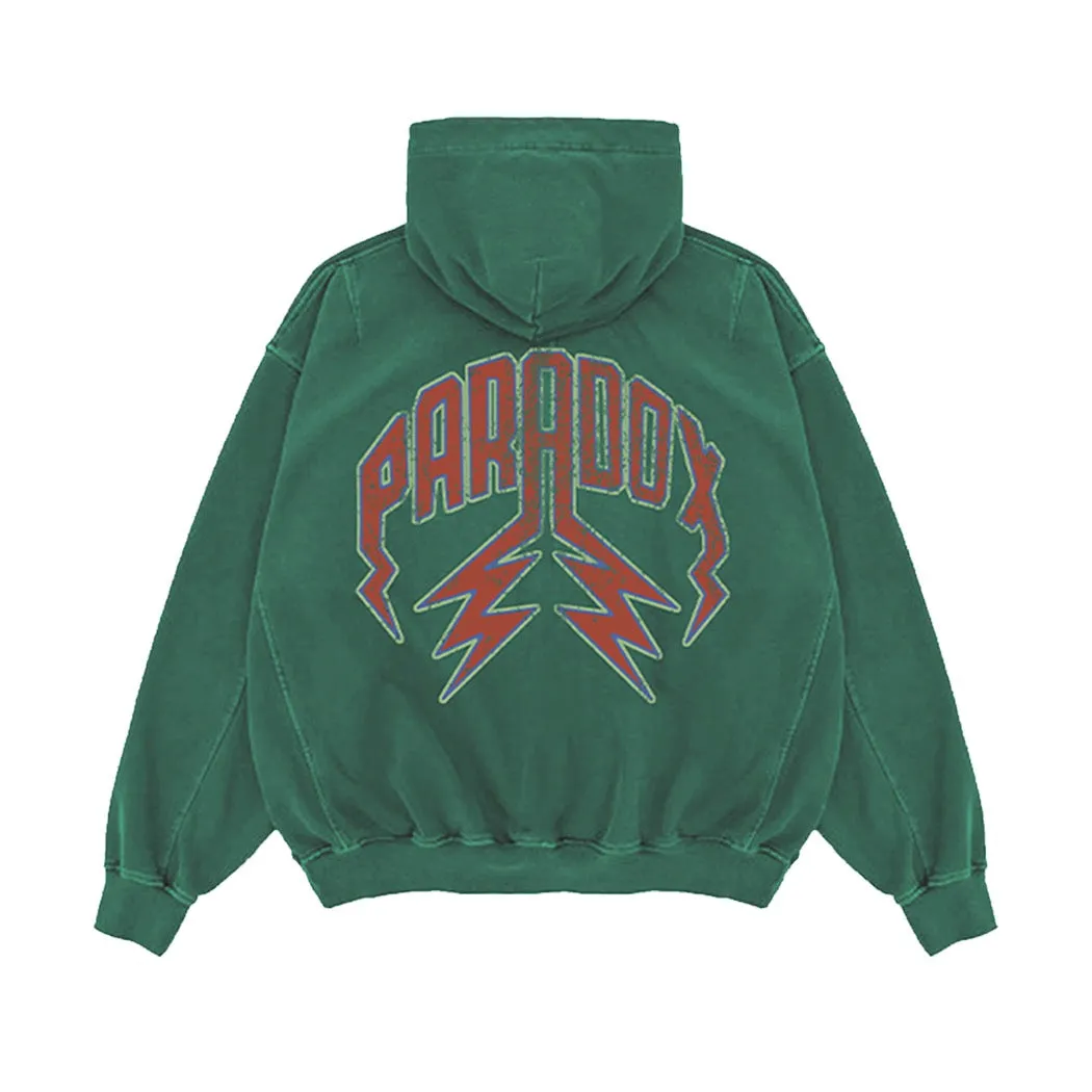 “ARABIC STARS” PULL-OVER HOODIE (GREEN) sold by Paradox Lab product image thumbnail 2