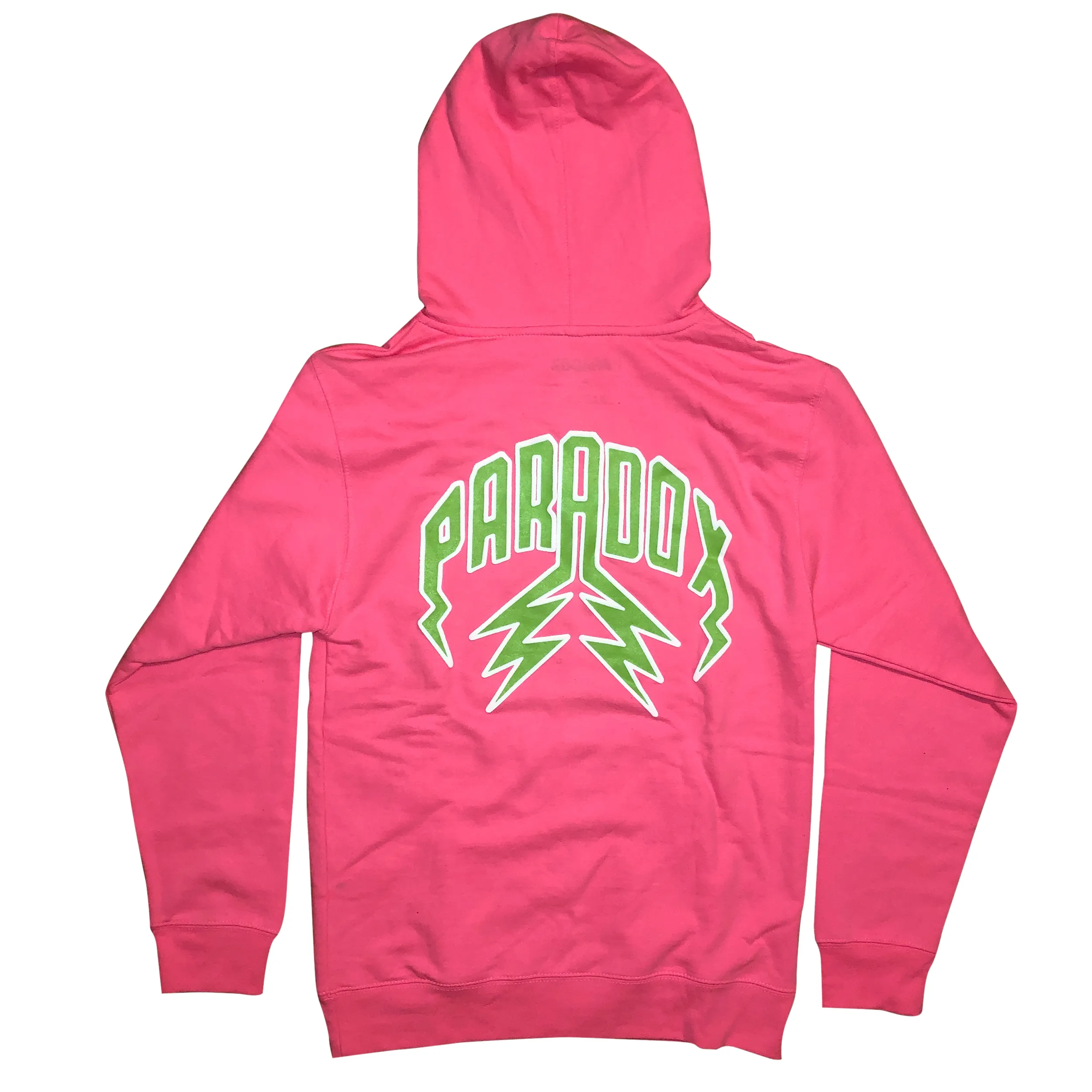 Lightning Arc Logo Pull-Over Hoodie "Strawberry" sold by Paradox Lab