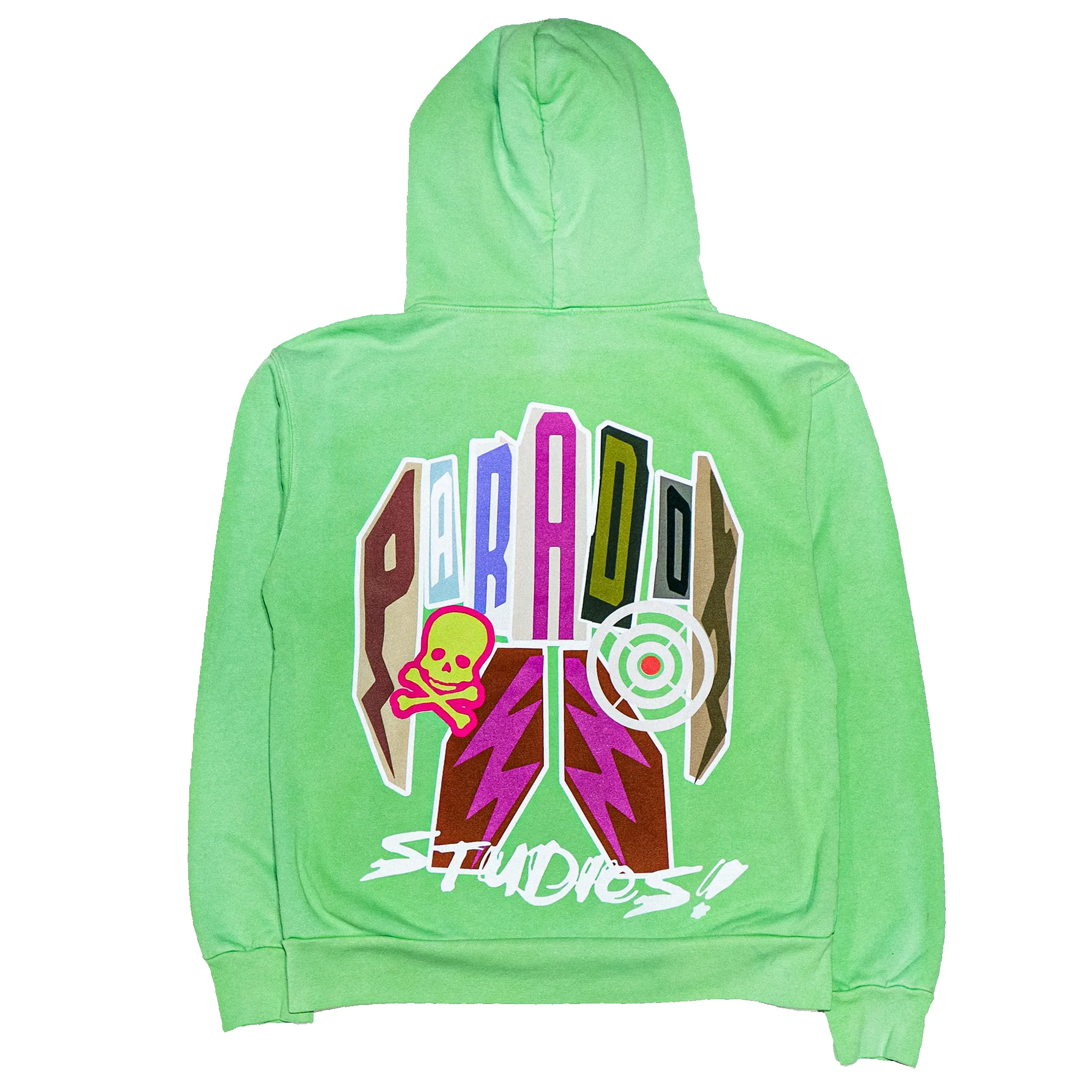 "RANSOM NOTE" Lightning Arc Logo Pull-Over Hoodie (SUMMER GREEN) sold by Paradox Lab