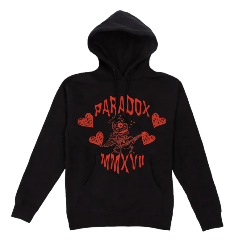 "SKELETON CUPID" LIGHTNING ARC LOGO HOODIE (BLACK) sold by Paradox Lab