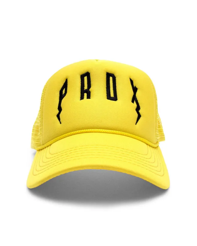 PRDX TRUCKER HAT (YELLOW/YELLOW/BLACK) sold by Paradox Lab