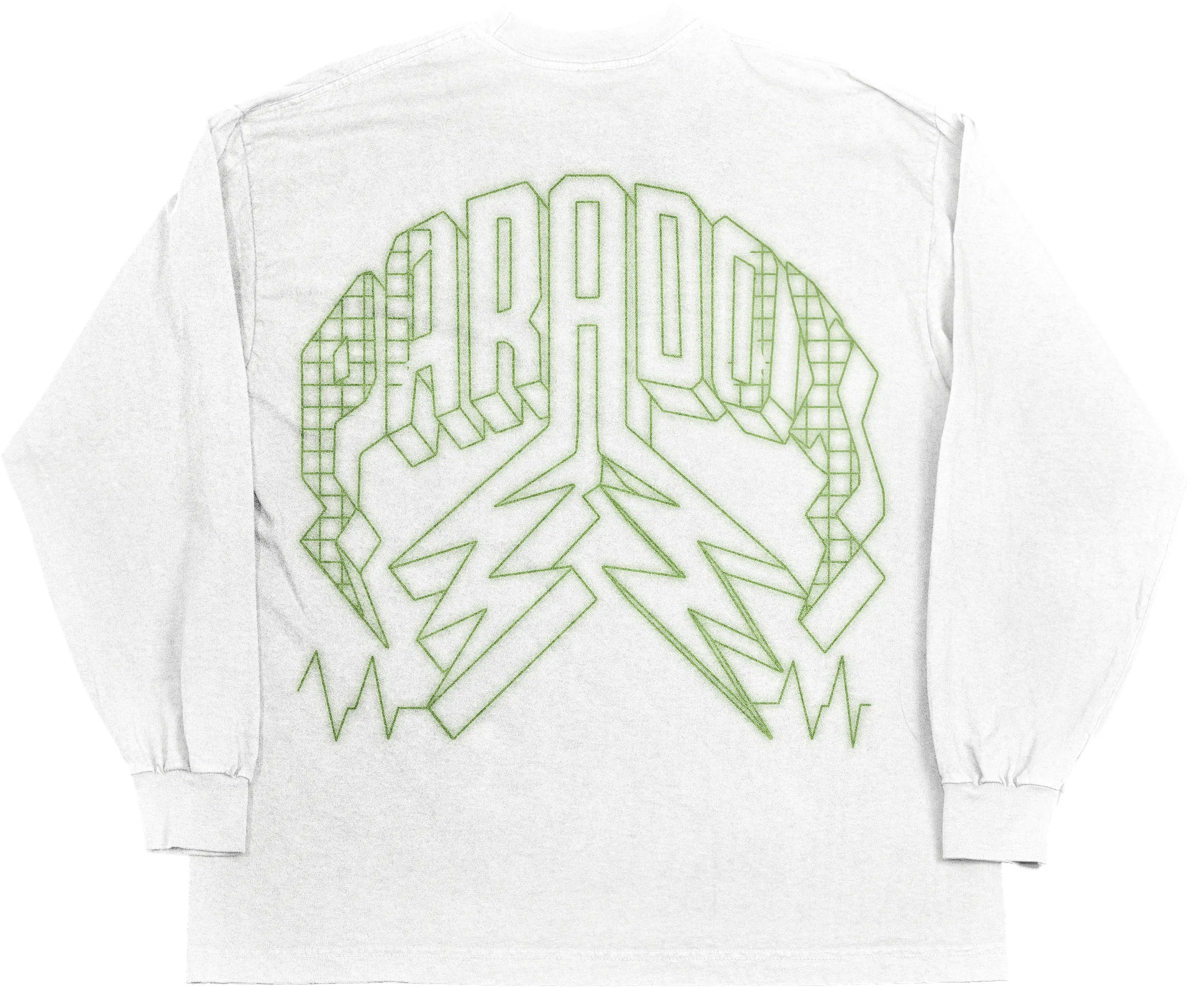 "PULSE" LONG-SLEEVE TEE (WHITE) sold by Paradox Lab product image thumbnail 2