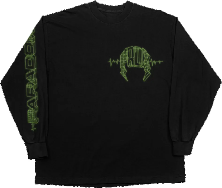 "PULSE" LONG-SLEEVE TEE (BLACK) sold by Paradox Lab
