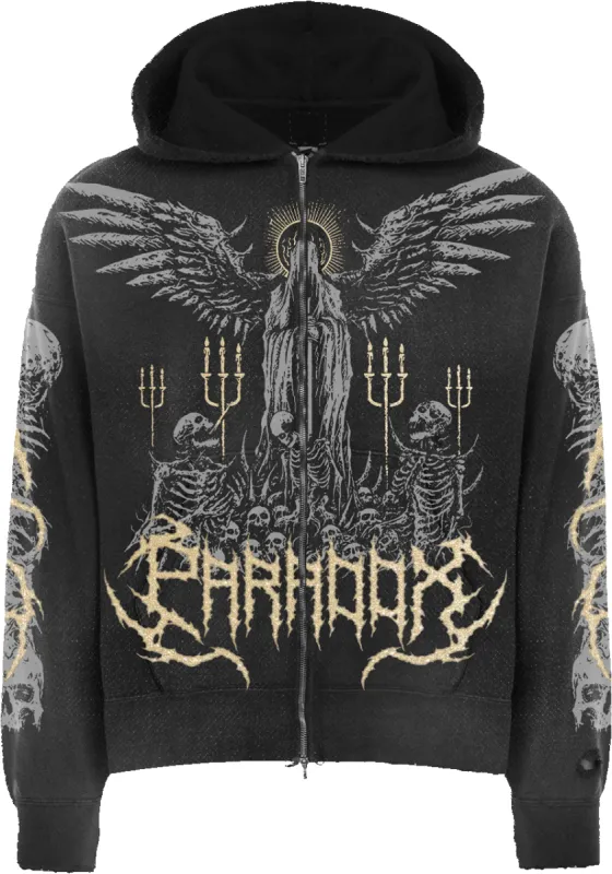 "GRAVEYARD" ZIP-UP HOODIE sold by Paradox Lab