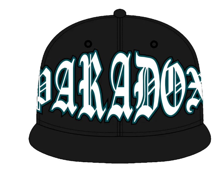 BIRDS FITTED HAT (BLACK/WHITE) sold by Paradox Lab