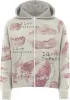 “LIPSTICK KISSES” - Zip-Up Hoodie sold by Paradox Lab
