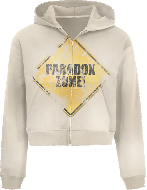 "PARADOX ZONE" Zip-Up Hoodie sold by Paradox Lab