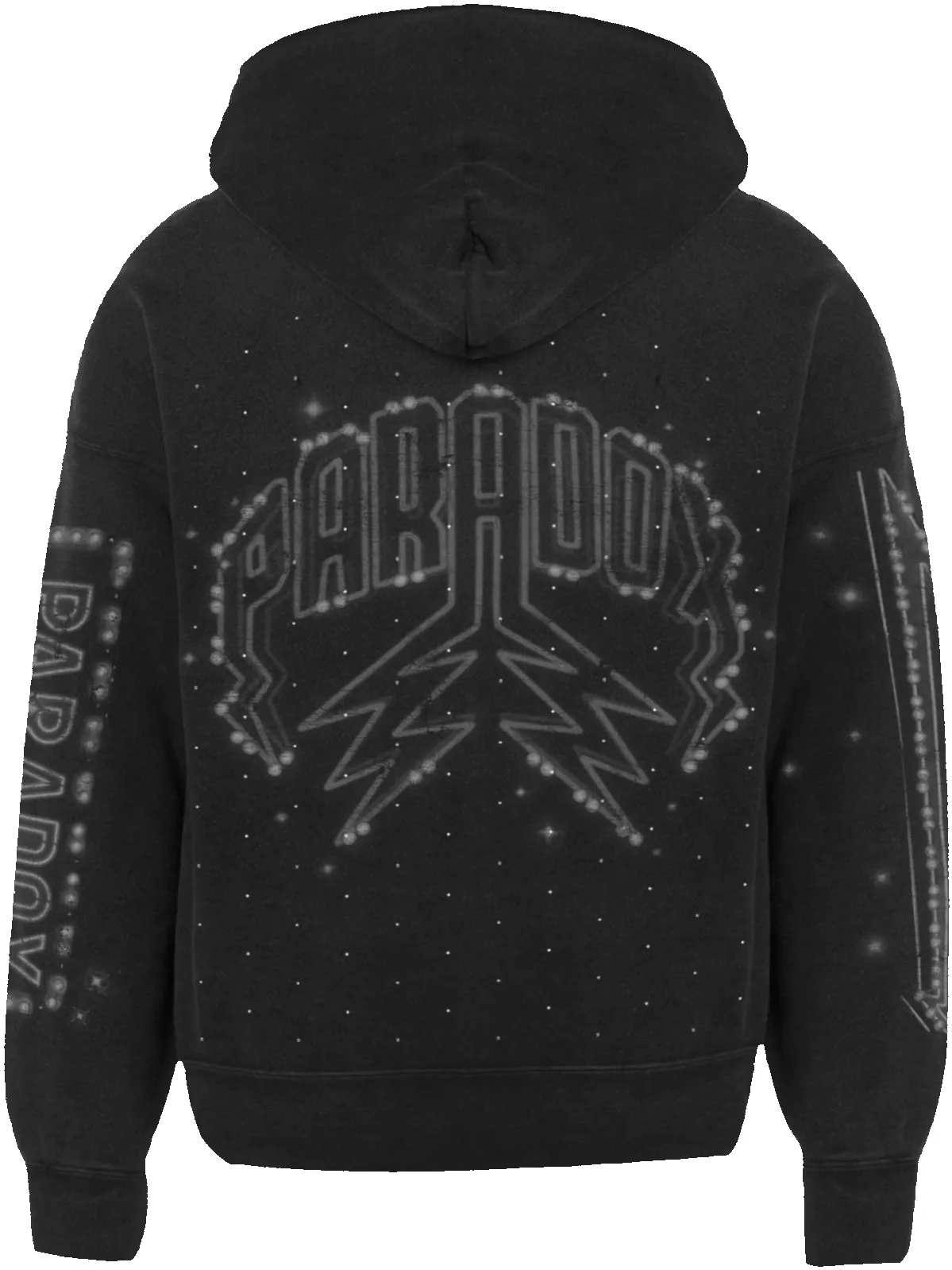 "PRDX DRUGS" - ZIP UP HOODIE (BLACK/BLACK) sold by Paradox Lab product image thumbnail 3