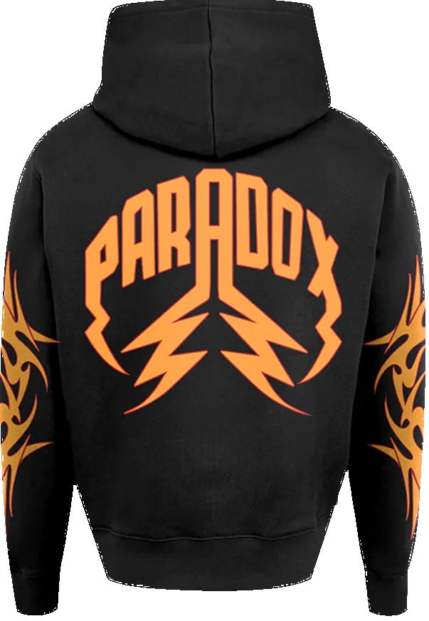 "TRIBAL PRINT LOGO" PULL-OVER HOODIE sold by Paradox Lab product image thumbnail 2
