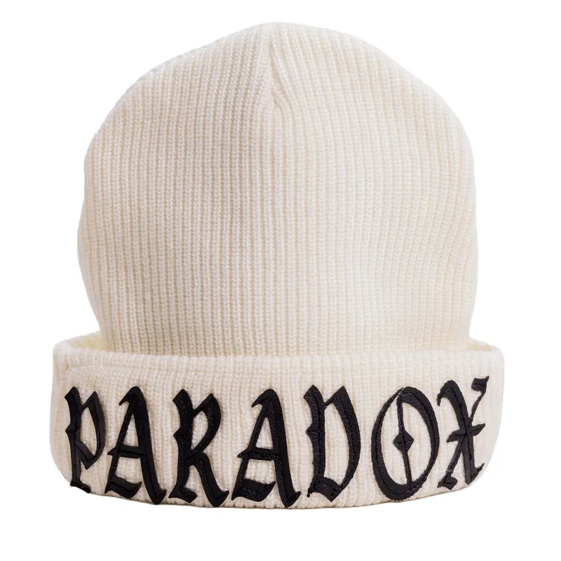 PARADOX RIBBED KNIT BEANIE (CREME) sold by Paradox Lab