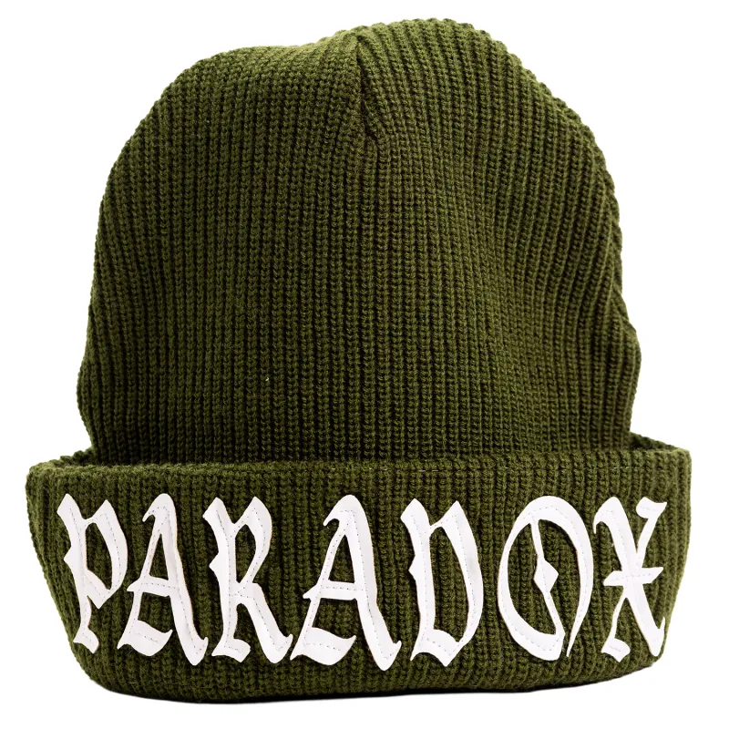 PARADOX RIBBED KNIT BEANIE (OLIVE) sold by Paradox Lab