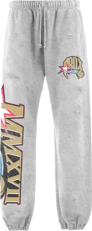 "2001 FINALS" SWEATPANTS (GREY) made by Paradox Lab