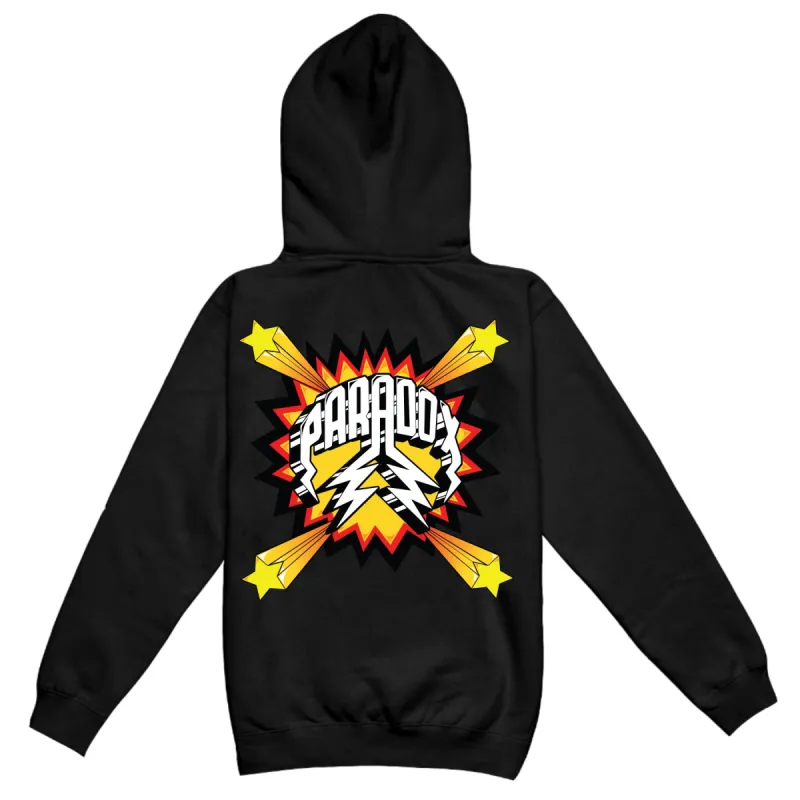 "POP ART" LIGHTNING ARC LOGO HOODIE (BLACK) sold by Paradox Lab