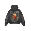 "PIERCED HEART" PULL-OVER HOODIE (BLACK) sold by Paradox Lab