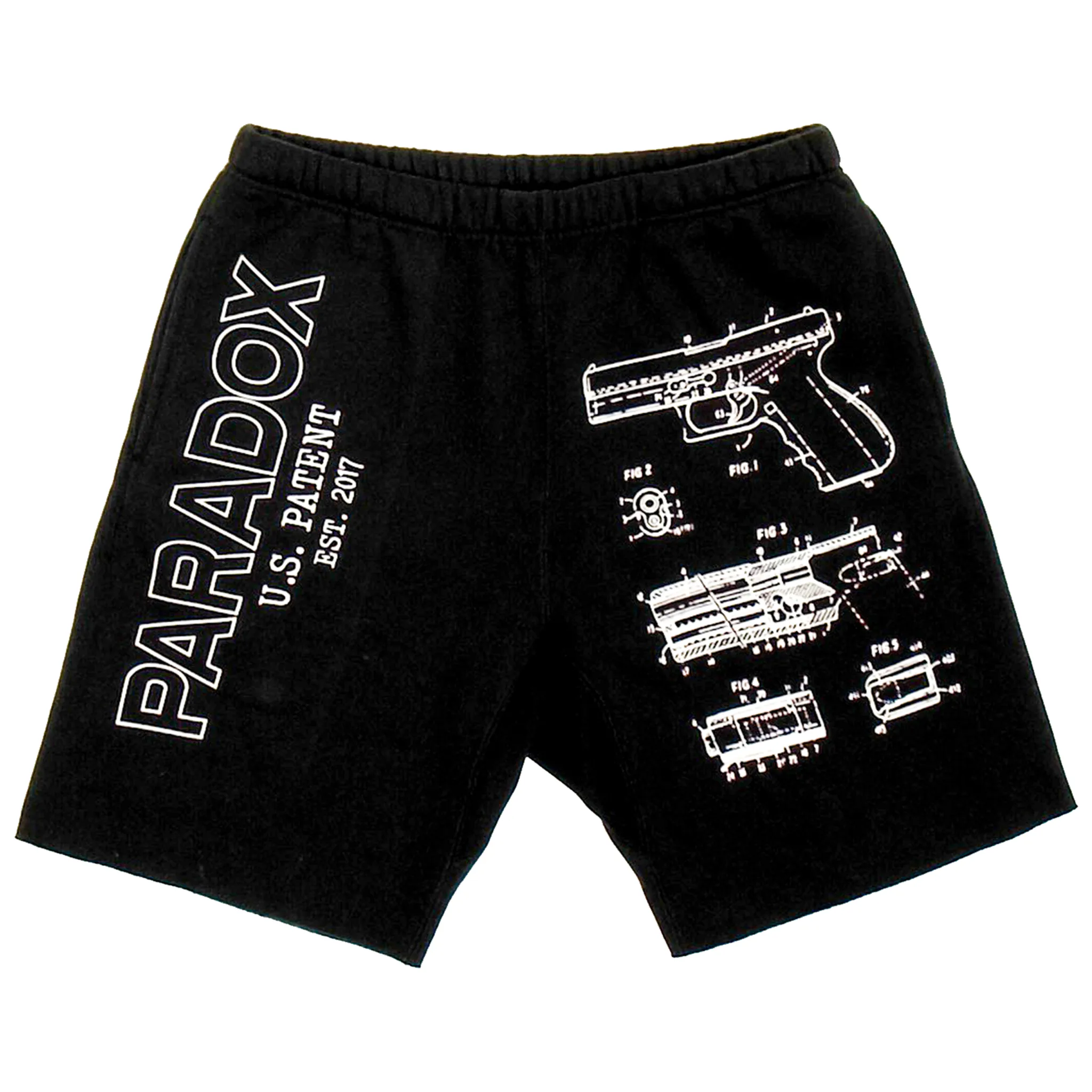 “G-LOCK BLUEPRINT” SWEATSHORTS (BLACK) sold by Paradox Lab