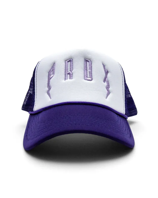 PRDX Trucker Hat (Purple/White/ Light Purple) sold by Paradox Lab