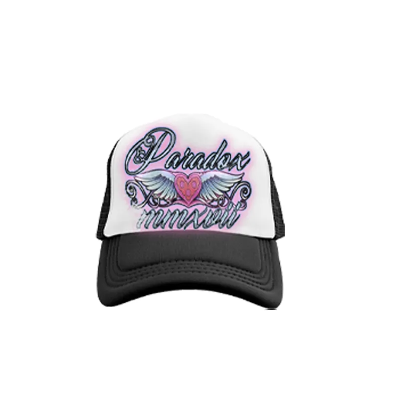"PARADOX OF LOVE" TRUCKER HAT (BLACK/WHITE) sold by Paradox Lab