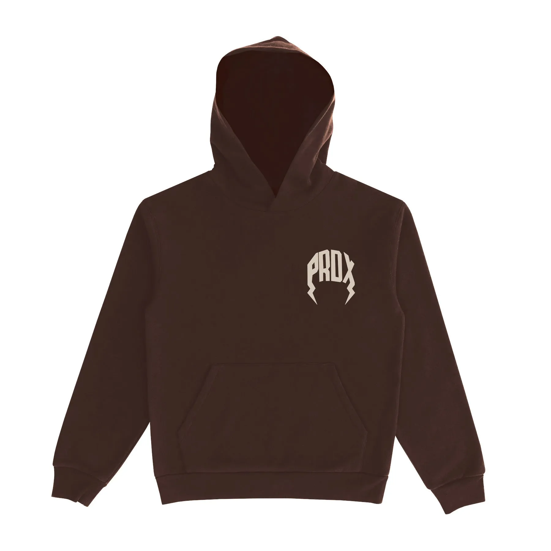 "NEUTRAL TONE" LIGHTNING ARC LOGO PULL-OVER HOODIE (BROWN) sold by Paradox Lab product image thumbnail 2