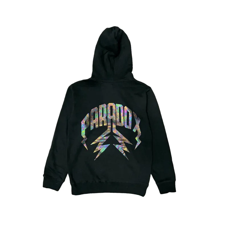 Marble Oil Lightning Arc Logo Hoodie (BLACK) sold by Paradox Lab
