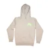 Lightning Arc Logo Pull-Over Hoodie (Gray/Neon Green) sold by Paradox Lab