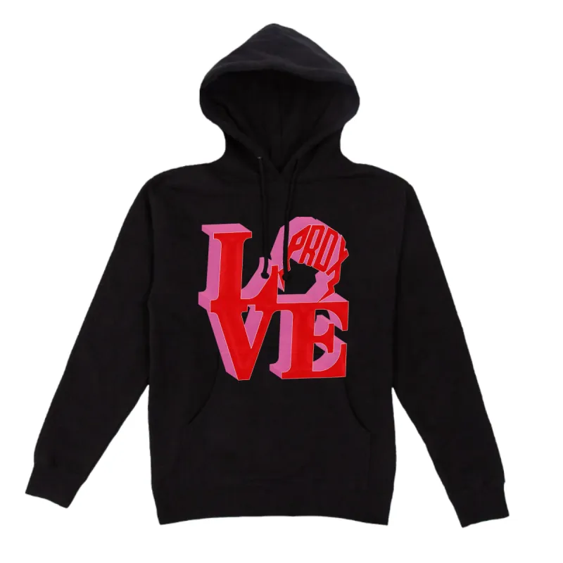 "PRDX LOVE SIGN" LIGHTNING ARC LOGO HOODIE (BLACK) sold by Paradox Lab