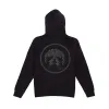 "GLOBE V2" LIGHTNING ARC LOGO HOODIE (BLACK/BLACK) sold by Paradox Lab