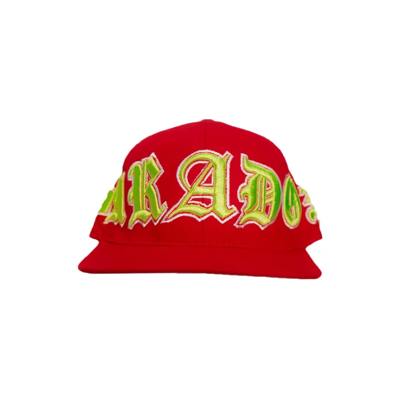 OLD VARSITY FITTED HAT (RED) sold by Paradox Lab