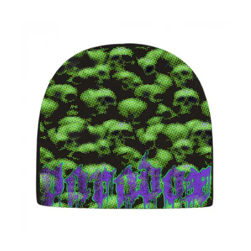 【FUCKING AWESOME】LESSER GOD SKULL BEANIE FUCKING AWESOME - Lesser God Skull Beanie Brown – Deli Skate