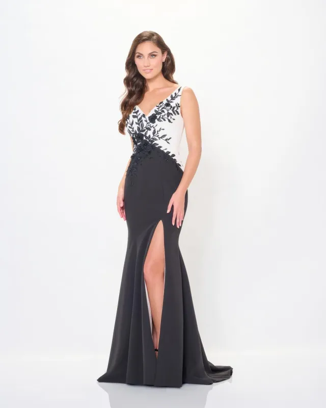 Cameron Blake V-Neck Mermaid Evening Dress CB3245 sold by Terry costa