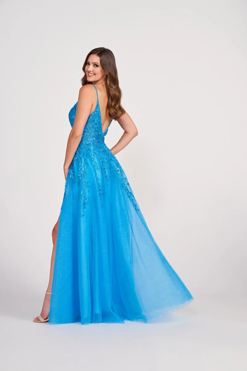 Ellie Wilde Sleeveless Long Prom Dress EW34089 sold by Terry costa product image thumbnail 3