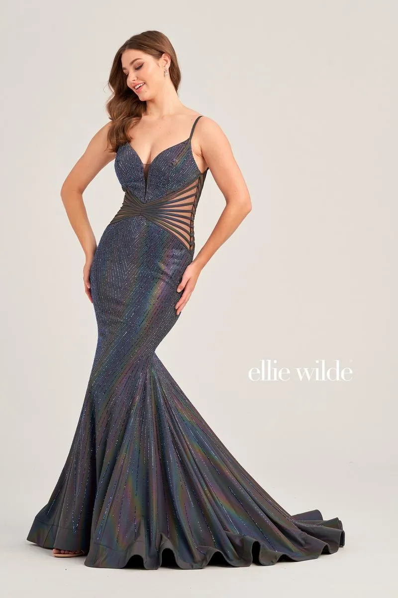 Ellie Wilde Supernova Fitted Prom Dress EW35704 sold by Terry costa product image thumbnail 2