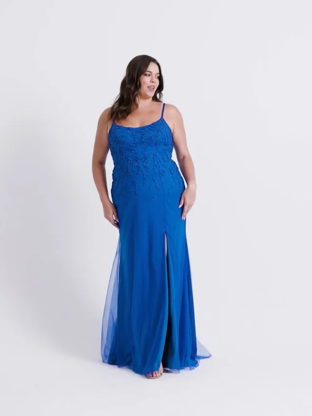 Faviana Scoop Neck Plus Size Prom Dress 9559 sold by Terry costa product image thumbnail 4