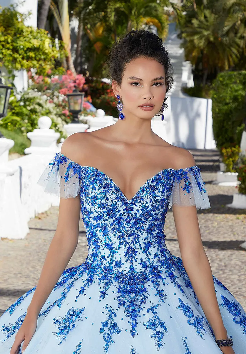 Vizcaya by Morilee Flutter Sleeve Quince Dress 89365 sold by Terry costa product image thumbnail 5