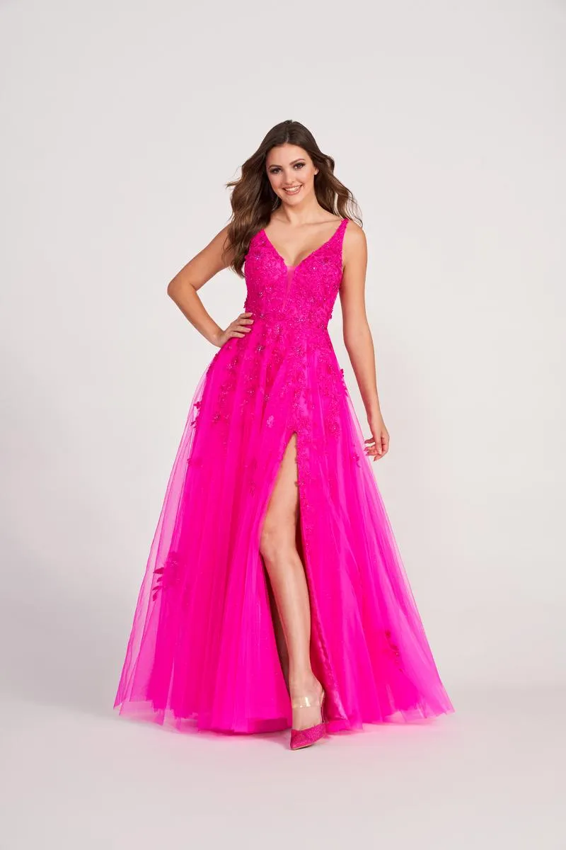 Ellie Wilde Sleeveless A-Line Prom Dress EW34103 sold by Terry costa product image thumbnail 5