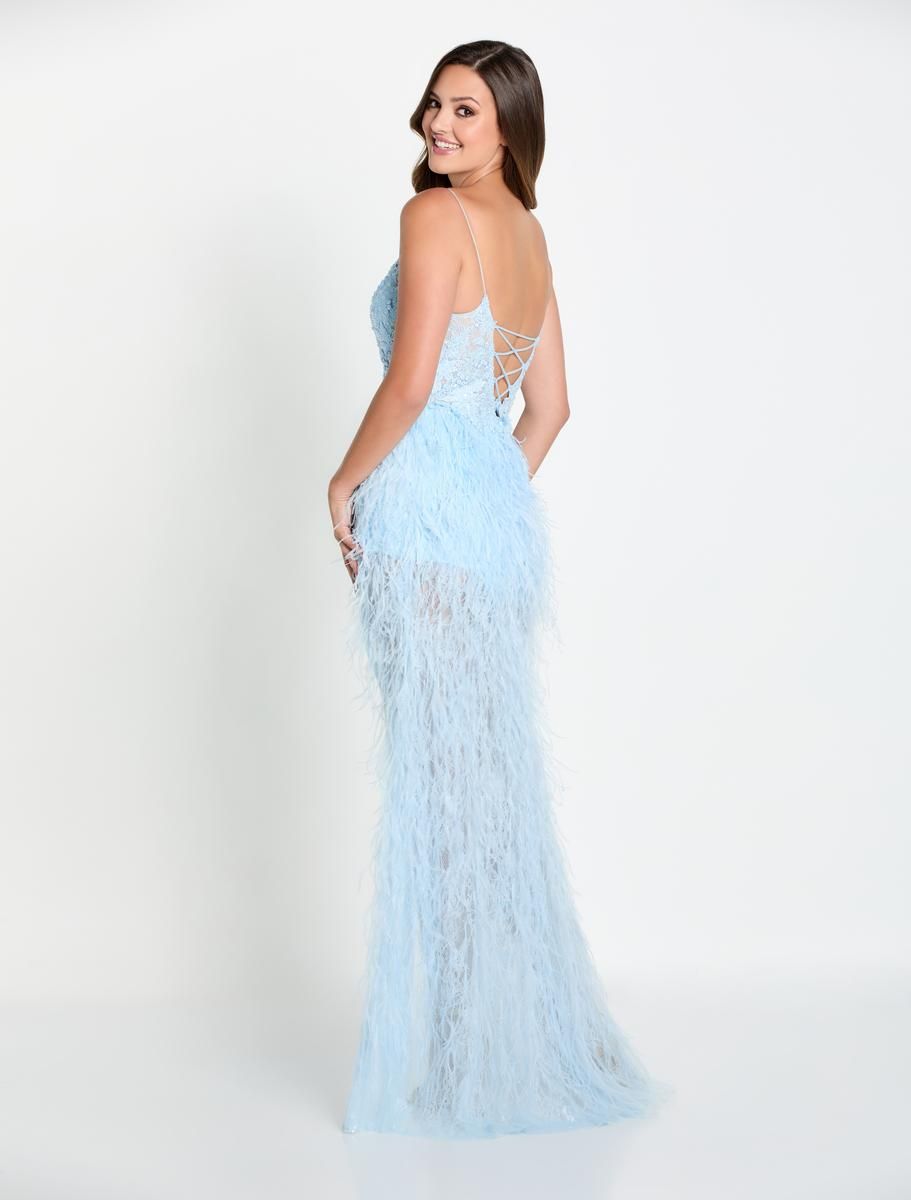 Ellie Wilde Feather Fit and Flare Prom Dress EW34126 sold by Terry costa product image thumbnail 2