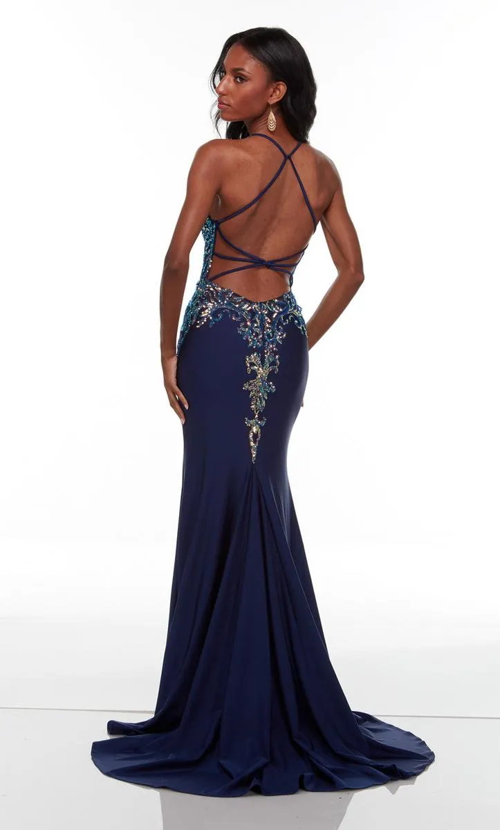 Alyce Prom Dress 61190 sold by Terry costa product image thumbnail 4